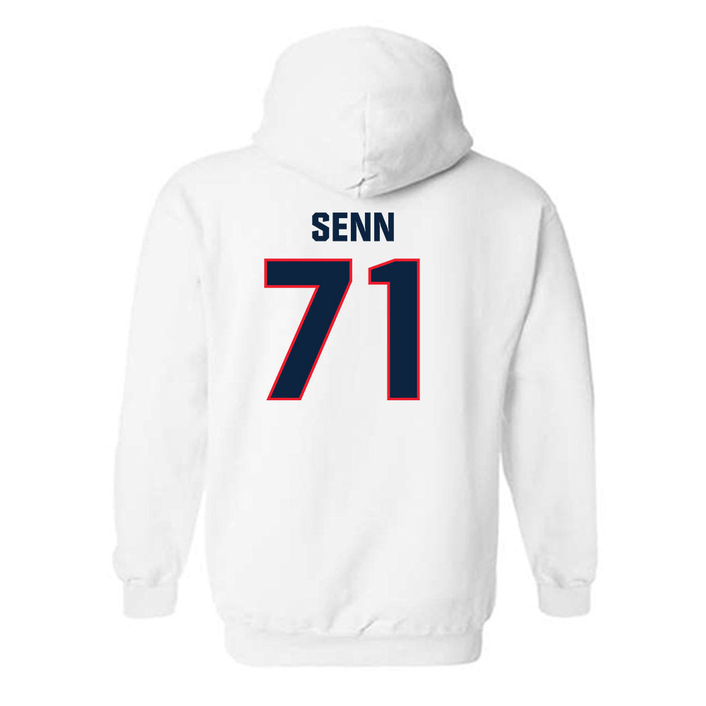 UConn - NCAA Football : Valentin Senn - Classic Shersey Hooded Sweatshirt