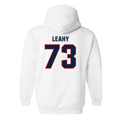 UConn - NCAA Football : Charley Leahy - Classic Shersey Hooded Sweatshirt-1