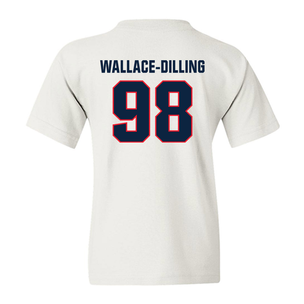 UConn - NCAA Football : Nathaniel Wallace-Dilling - Classic Shersey Youth T-Shirt-1