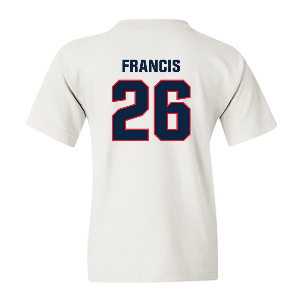 UConn - NCAA Men's Soccer : Sebastian Francis - Classic Shersey Youth T-Shirt-1