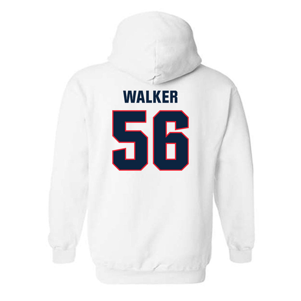 UConn - NCAA Football : Tamarus Walker - Classic Shersey Hooded Sweatshirt-1
