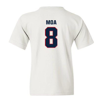 UConn - NCAA Football : Sione Moa - Classic Shersey Youth T-Shirt-1