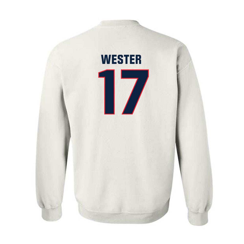 UConn - NCAA Men's Soccer : Edward Wester - Classic Shersey Crewneck Sweatshirt-1