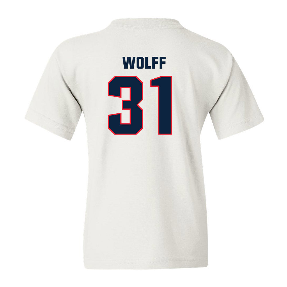 UConn - NCAA Baseball : Devin Wolff - Classic Shersey Youth T-Shirt