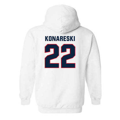 UConn - NCAA Women's Lacrosse : Chloe Konareski - Classic Shersey Hooded Sweatshirt-1