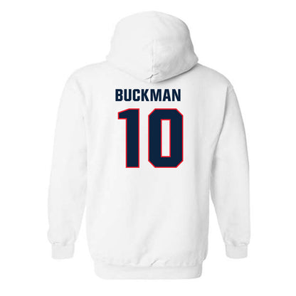 UConn - NCAA Football : Brett Buckman - Classic Shersey Hooded Sweatshirt