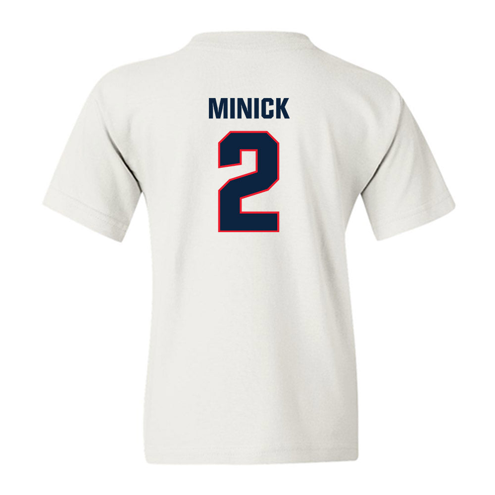 UConn - NCAA Baseball : Tyler Minick - Classic Shersey Youth T-Shirt-1