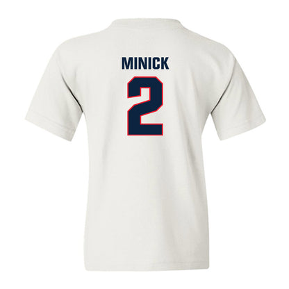 UConn - NCAA Baseball : Tyler Minick - Classic Shersey Youth T-Shirt-1