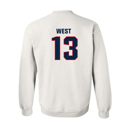 UConn - NCAA Baseball : Charlie West - Classic Shersey Crewneck Sweatshirt