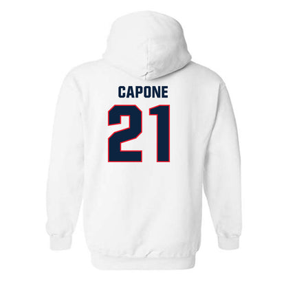 UConn - NCAA Men's Ice Hockey : Nick Capone - Classic Shersey Hooded Sweatshirt