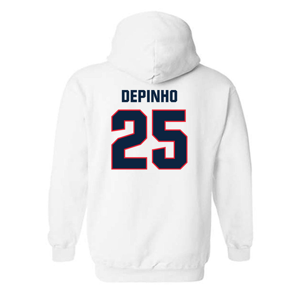 UConn - NCAA Men's Soccer : Mateo DePinho - Classic Shersey Hooded Sweatshirt