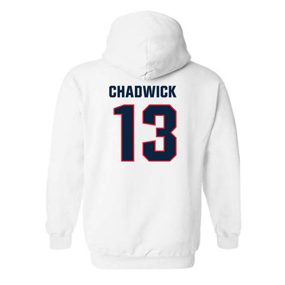 UConn - NCAA Football : Cam Chadwick - Classic Shersey Hooded Sweatshirt-1