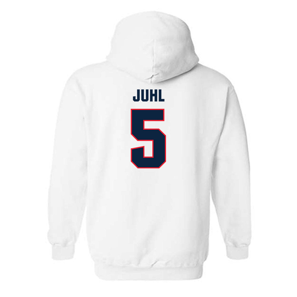 UConn - NCAA Softball : Alexis Juhl - Classic Shersey Hooded Sweatshirt-1
