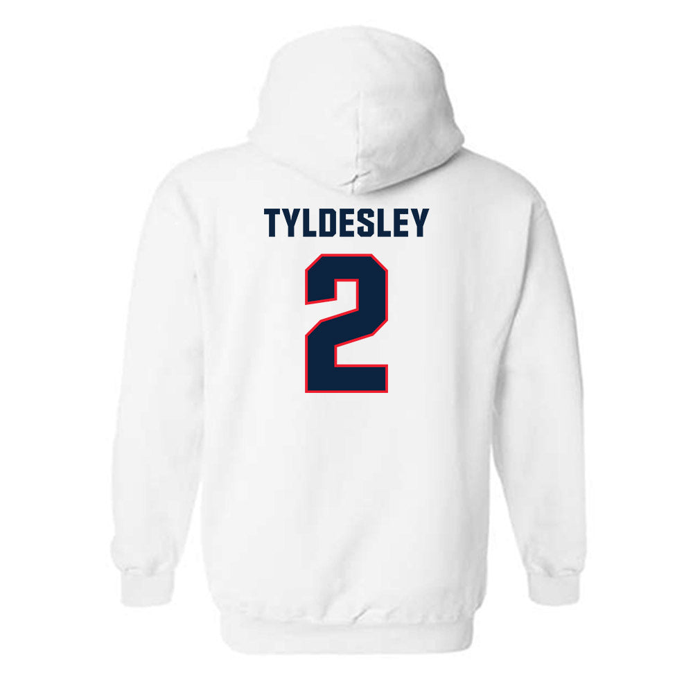 UConn - Womens Lacrosse Legends : Caity Tyldesley - Classic Shersey Hooded Sweatshirt-1