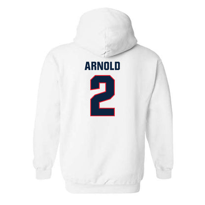 UConn - NCAA Women's Basketball : KK Arnold - Classic Shersey Hooded Sweatshirt-1