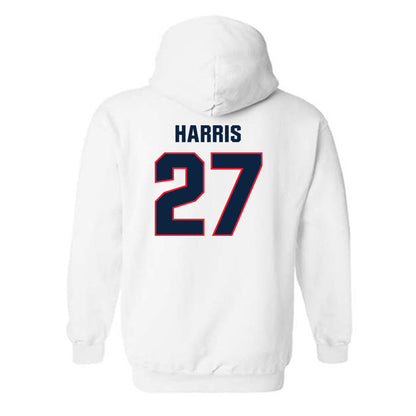 UConn - NCAA Football : Antoineo Harris - Classic Shersey Hooded Sweatshirt-1