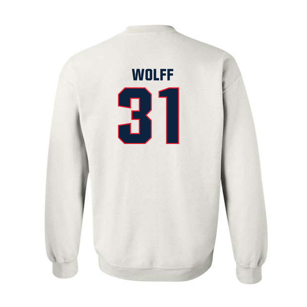 UConn - NCAA Baseball : Devin Wolff - Classic Shersey Crewneck Sweatshirt