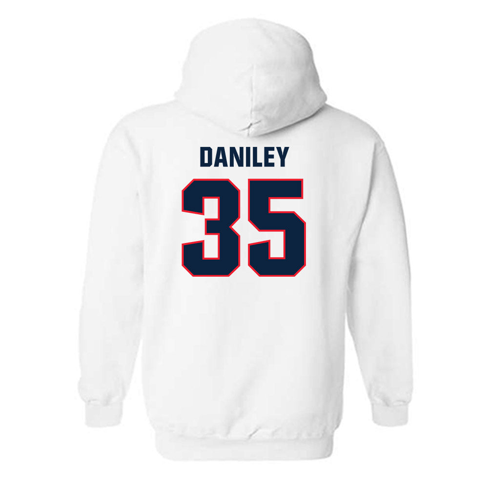 UConn - NCAA Football : Frank Daniley - Classic Shersey Hooded Sweatshirt