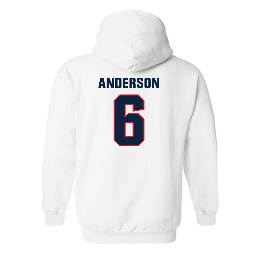 UConn - NCAA Football : Ezeriah Anderson - Classic Shersey Hooded Sweatshirt