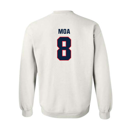 UConn - NCAA Football : Sione Moa - Classic Shersey Crewneck Sweatshirt-1
