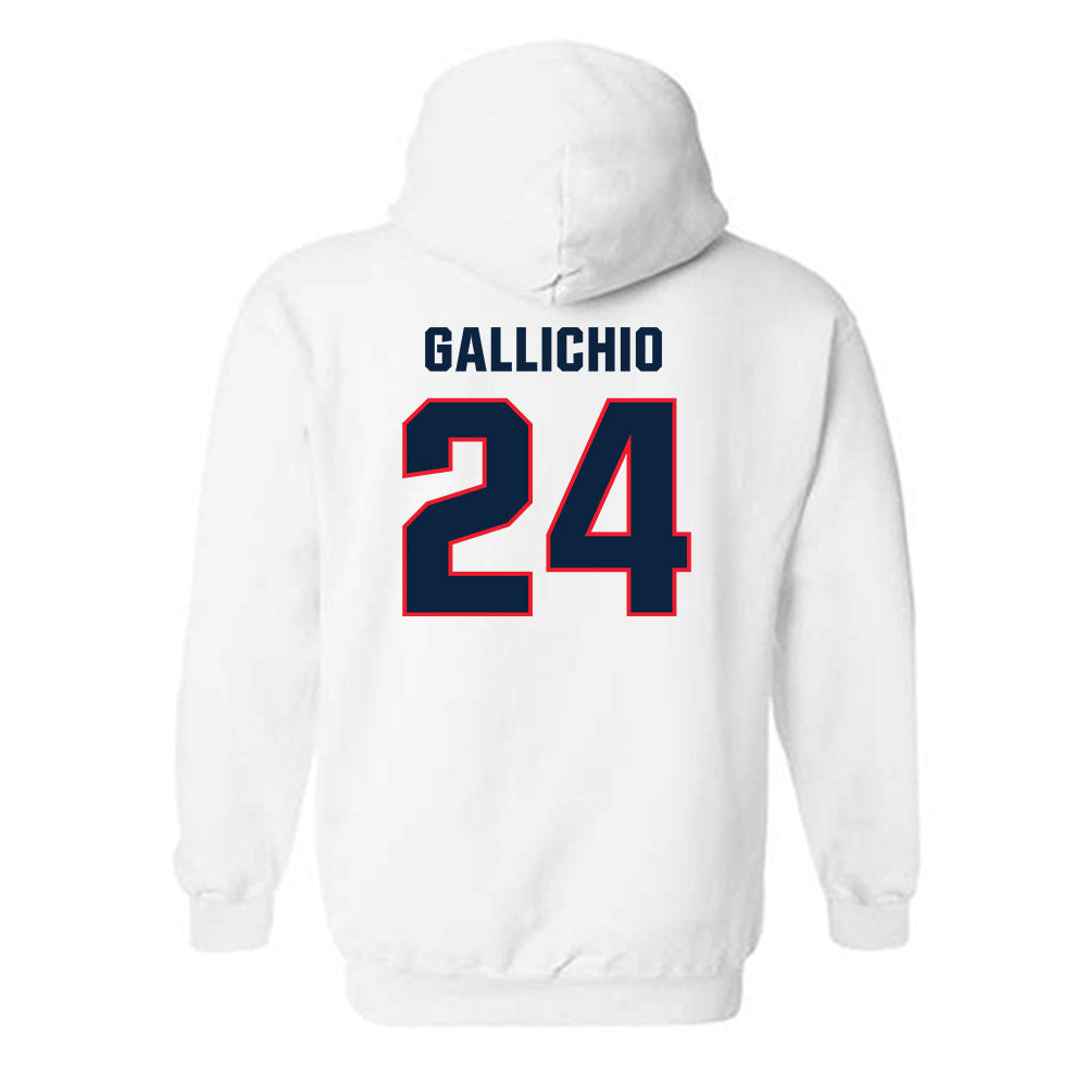 UConn - NCAA Men's Lacrosse : Eric Gallichio - Classic Shersey Hooded Sweatshirt-1
