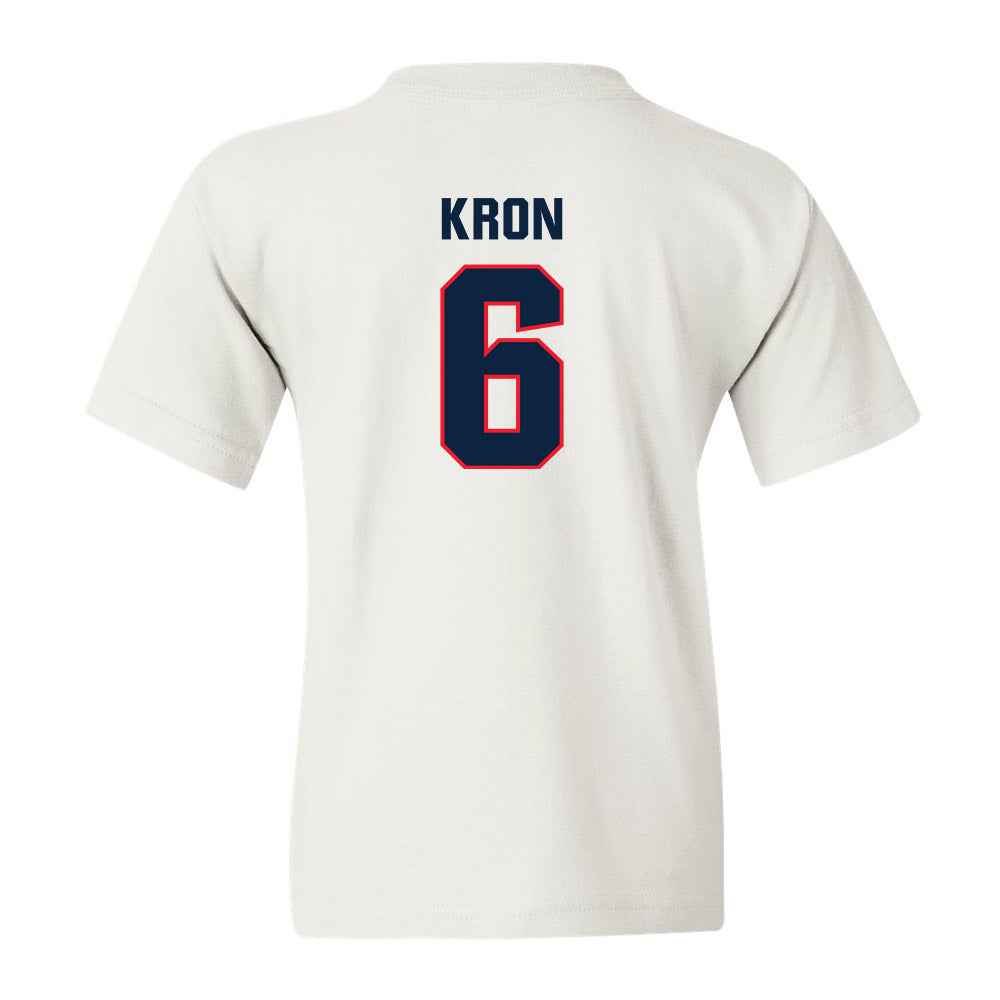 UConn - NCAA Baseball : Drew Kron - Classic Shersey Youth T-Shirt