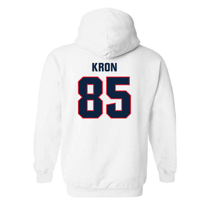 UConn - NCAA Football : Drew Kron - Classic Shersey Hooded Sweatshirt-1