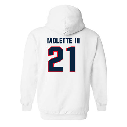 UConn - NCAA Football : Lee Molette III - Classic Shersey Hooded Sweatshirt