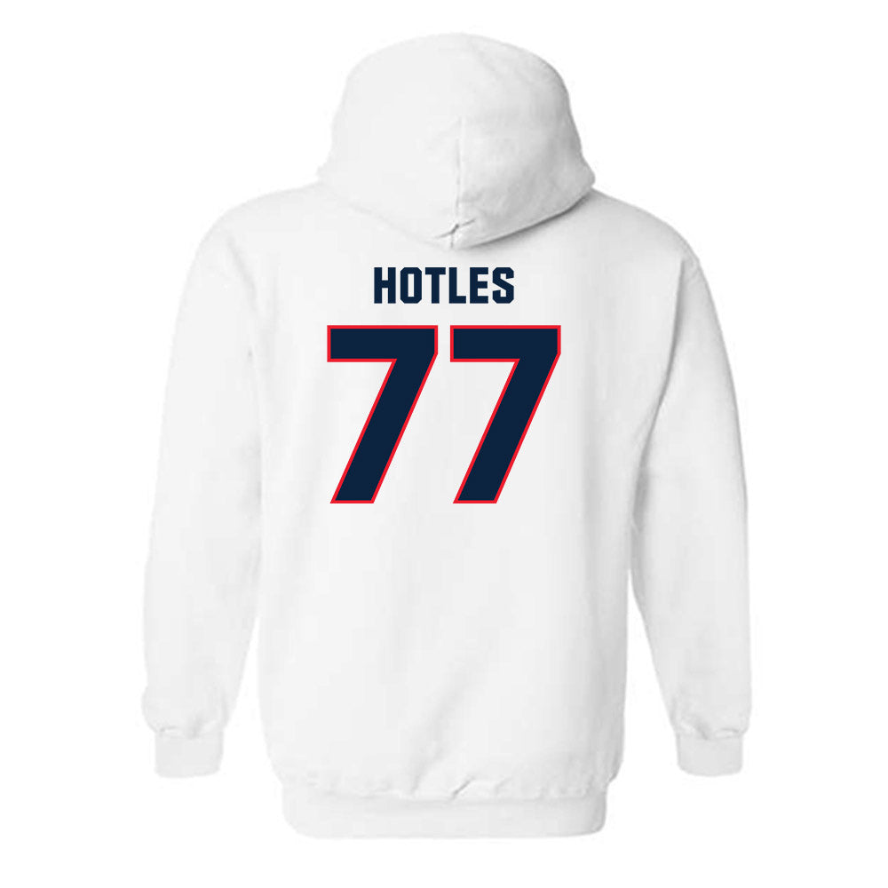 UConn - NCAA Women's Ice Hockey : Sadie Hotles - Classic Shersey Hooded Sweatshirt-1