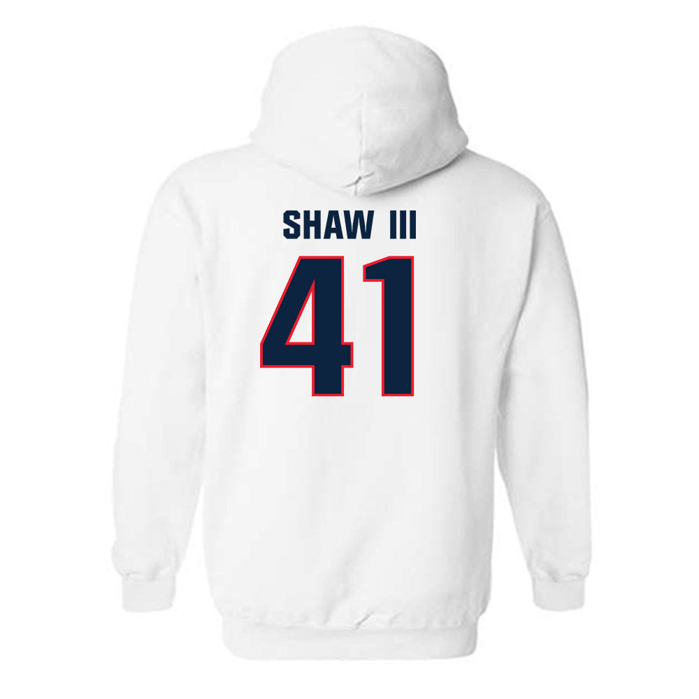 UConn - NCAA Baseball : Gregory Shaw III - Classic Shersey Hooded Sweatshirt