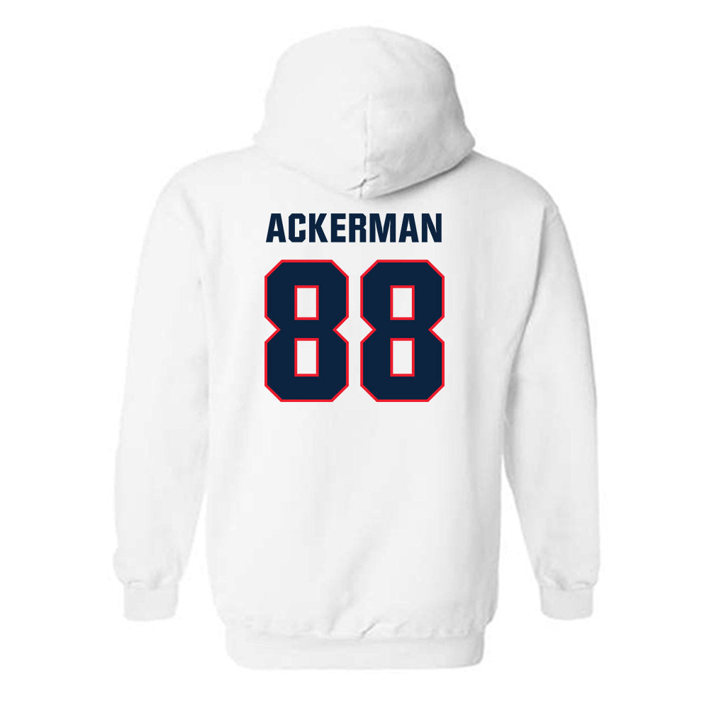 UConn - NCAA Football : Cooper Ackerman - Classic Shersey Hooded Sweatshirt