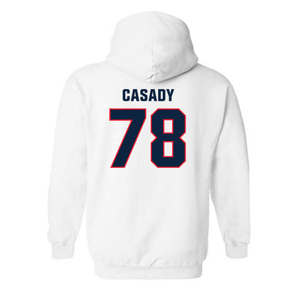 UConn - NCAA Football : Carsten Casady - Classic Shersey Hooded Sweatshirt