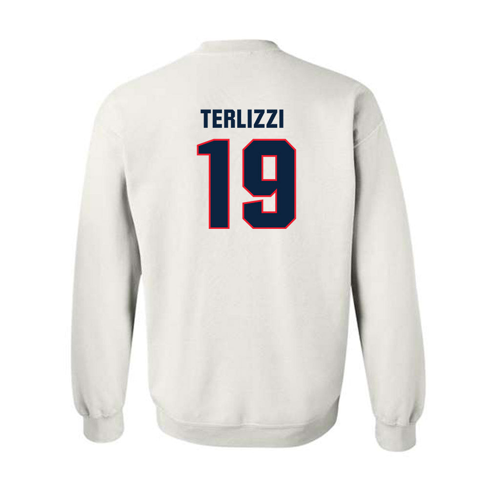 UConn - NCAA Women's Lacrosse : Jillian Terlizzi - Classic Shersey Crewneck Sweatshirt-1