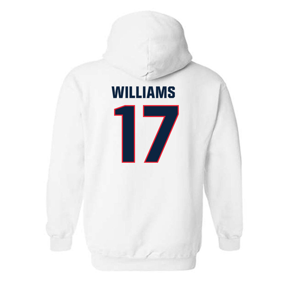UConn - NCAA Football : Teddy Williams - Classic Shersey Hooded Sweatshirt