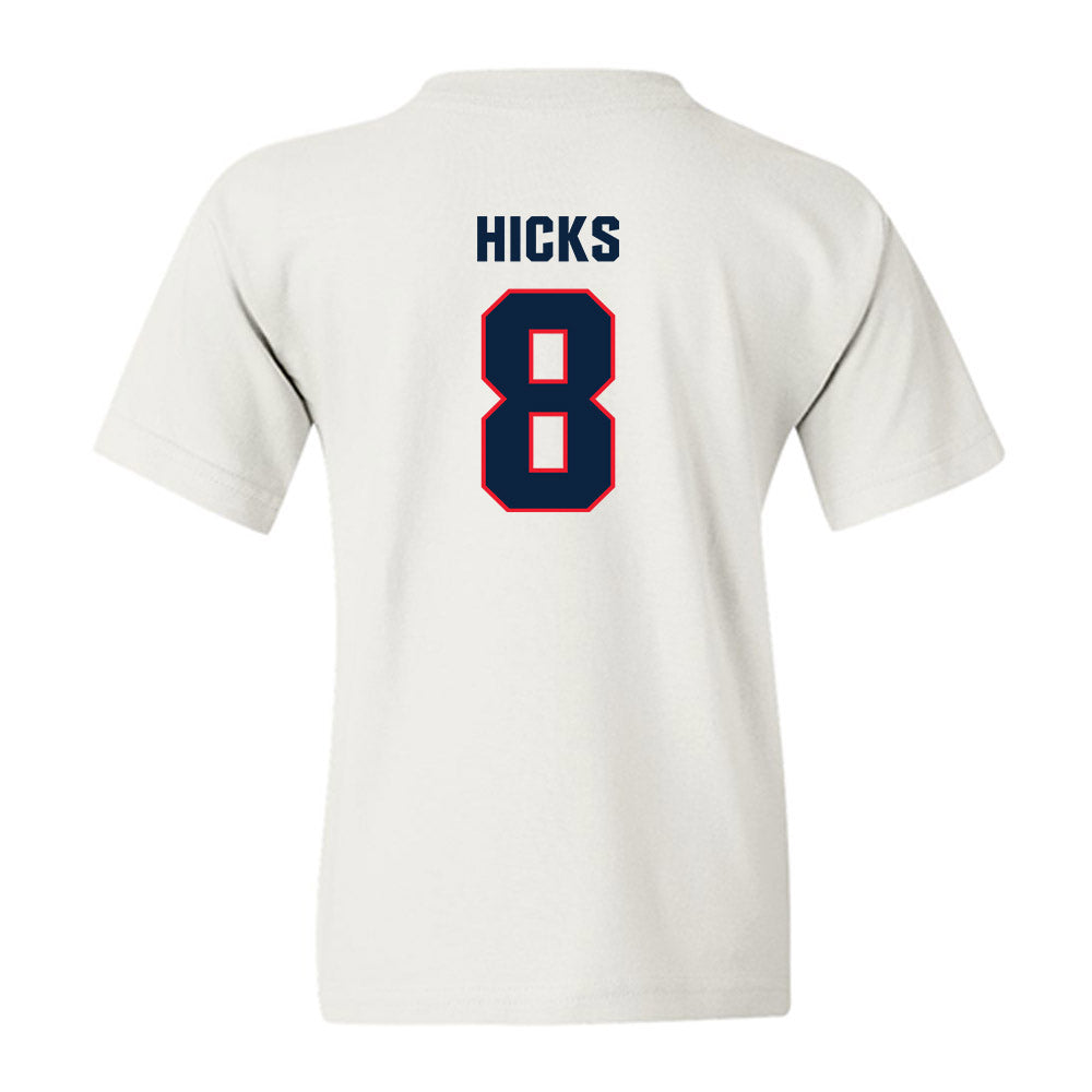 UConn - NCAA Football : Kylish Hicks - Classic Shersey Youth T-Shirt-1