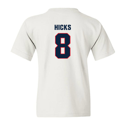 UConn - NCAA Football : Kylish Hicks - Classic Shersey Youth T-Shirt-1