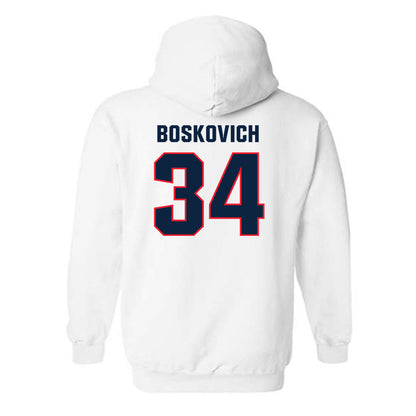 UConn - NCAA Football : Carter Boskovich - Classic Shersey Hooded Sweatshirt