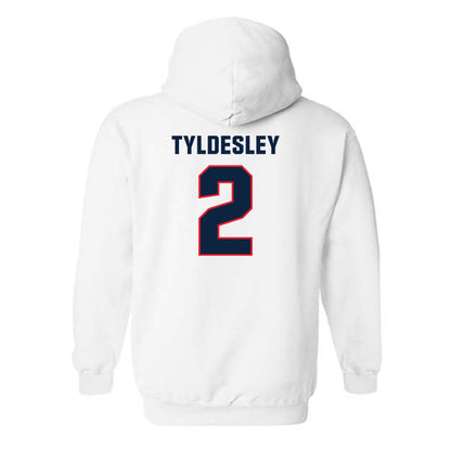 UConn - Womens Lacrosse Legends : Caity Tyldesley - Classic Shersey Hooded Sweatshirt-1