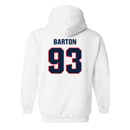 UConn - NCAA Football : Jack Barton - Classic Shersey Hooded Sweatshirt