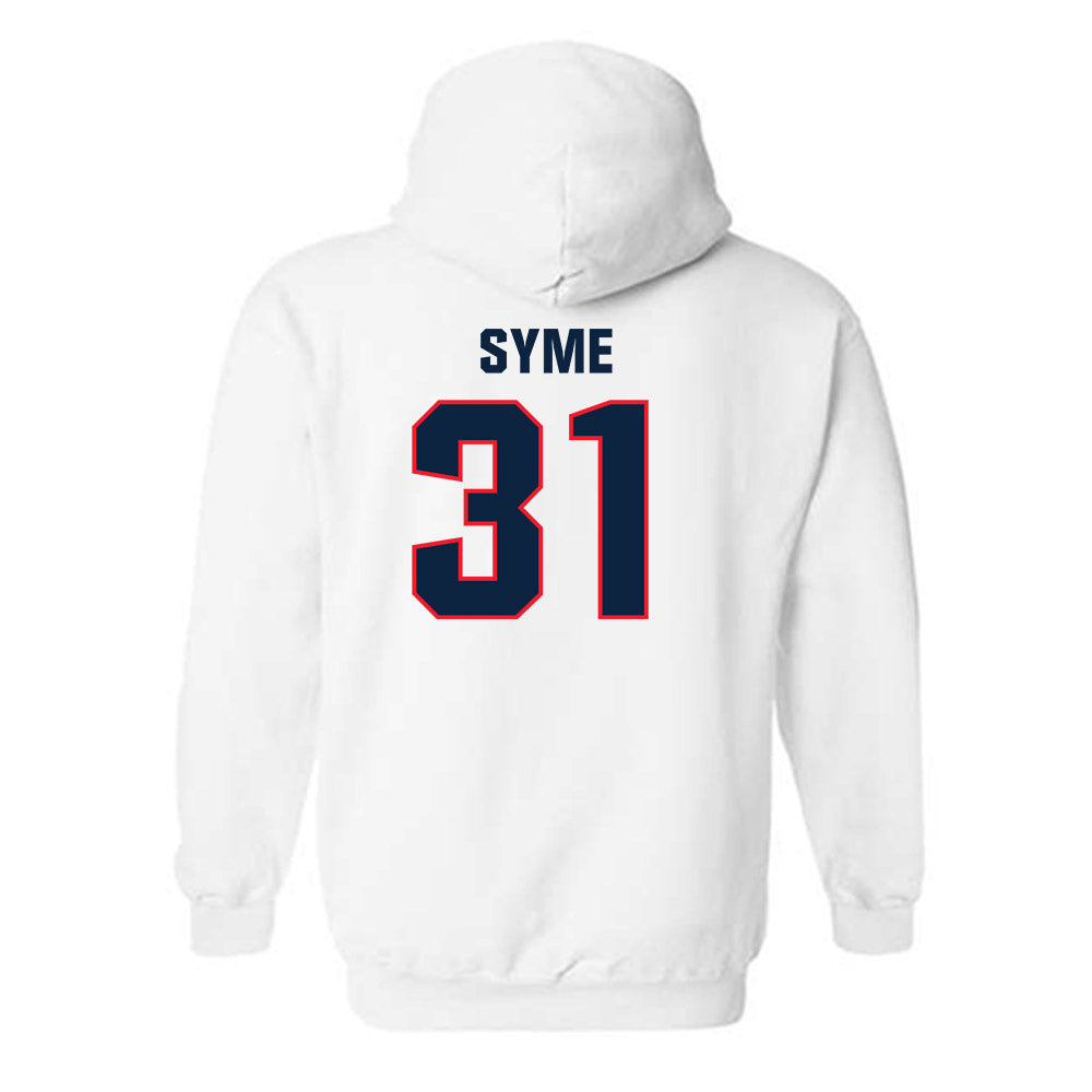 UConn - NCAA Women's Lacrosse : Madelyn Syme - Classic Shersey Hooded Sweatshirt-1