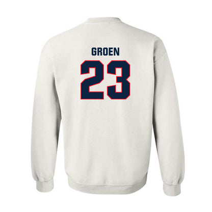 UConn - NCAA Baseball : Carter Groen - Classic Shersey Crewneck Sweatshirt-1
