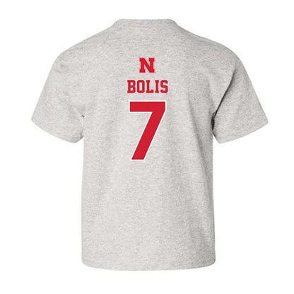 Nebraska - NCAA Men's Basketball : Justin Bolis - Classic Shersey Youth T-Shirt-1