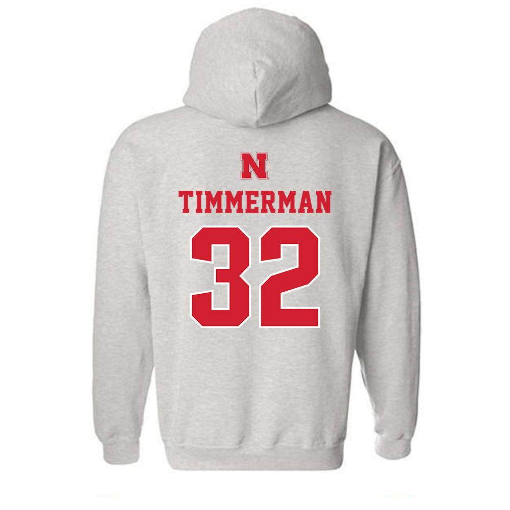 Nebraska - NCAA Baseball : Tucker Timmerman - Hooded Sweatshirt