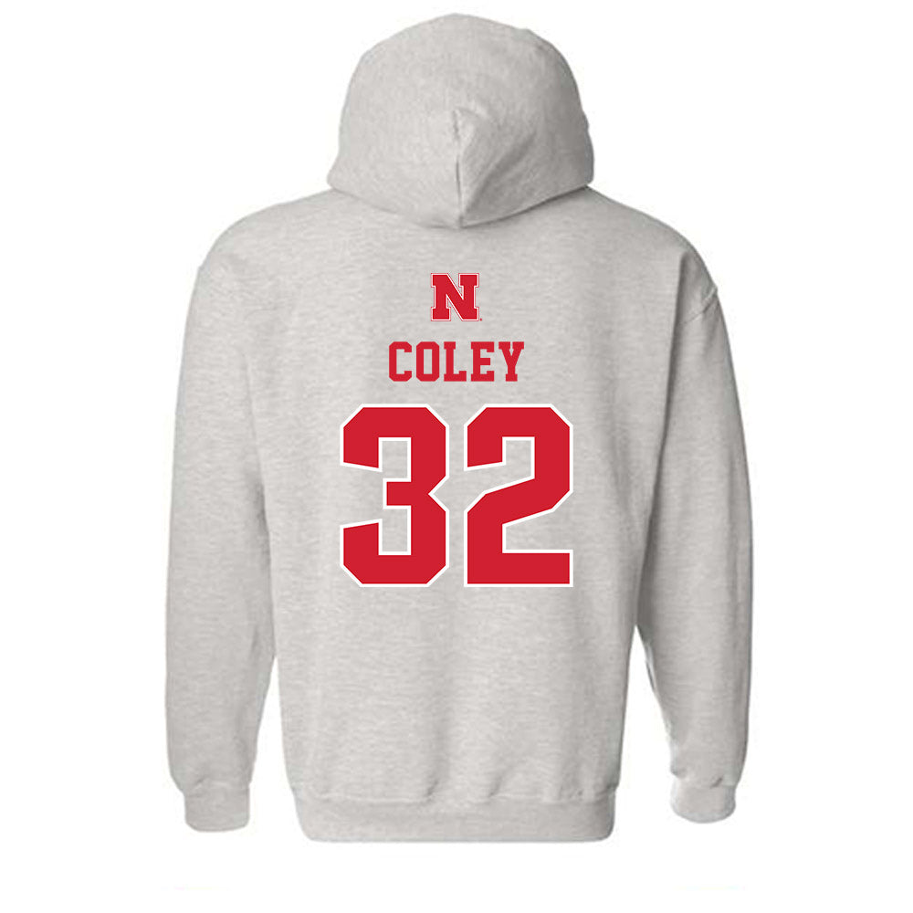 Nebraska - NCAA Women's Basketball : Kendall Coley - Hooded Sweatshirt