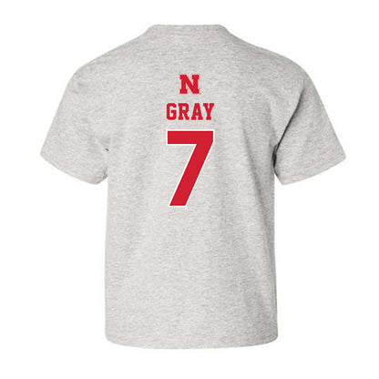 Nebraska - NCAA Softball : Sydney Gray - Youth T-Shirt