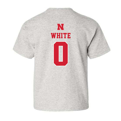 Nebraska - NCAA Women's Basketball : Darian White - Youth T-Shirt