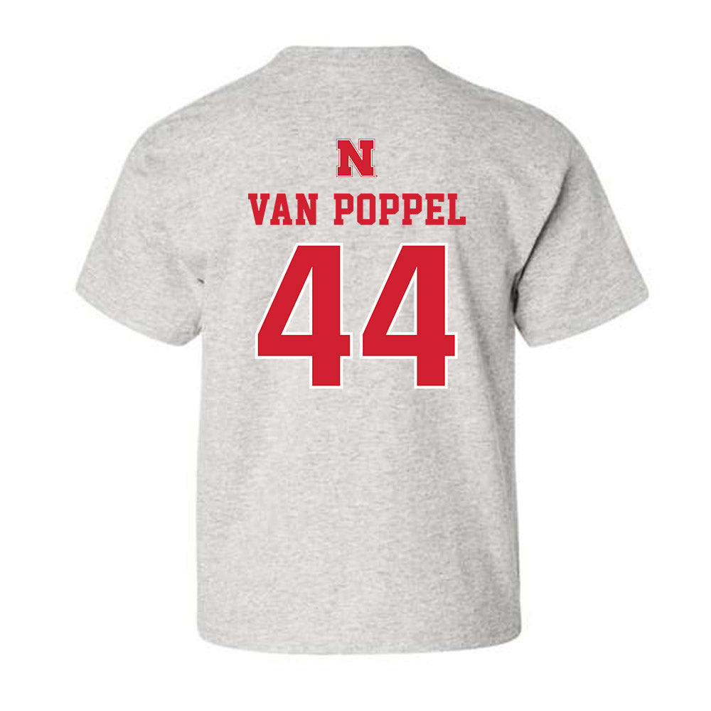 Nebraska - NCAA Football : Riley Van Poppel - Youth T-Shirt