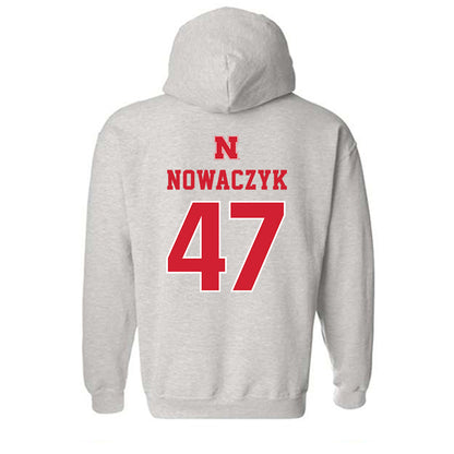 Nebraska - NCAA Baseball : Colin Nowaczyk - Classic Shersey Hooded Sweatshirt-1