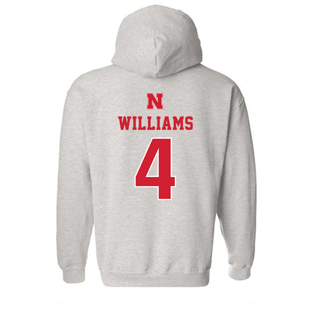 Nebraska - NCAA Women's Soccer : Karli Williams - Classic Shersey Hooded Sweatshirt-1