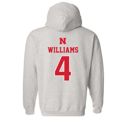 Nebraska - NCAA Women's Soccer : Karli Williams - Classic Shersey Hooded Sweatshirt-1